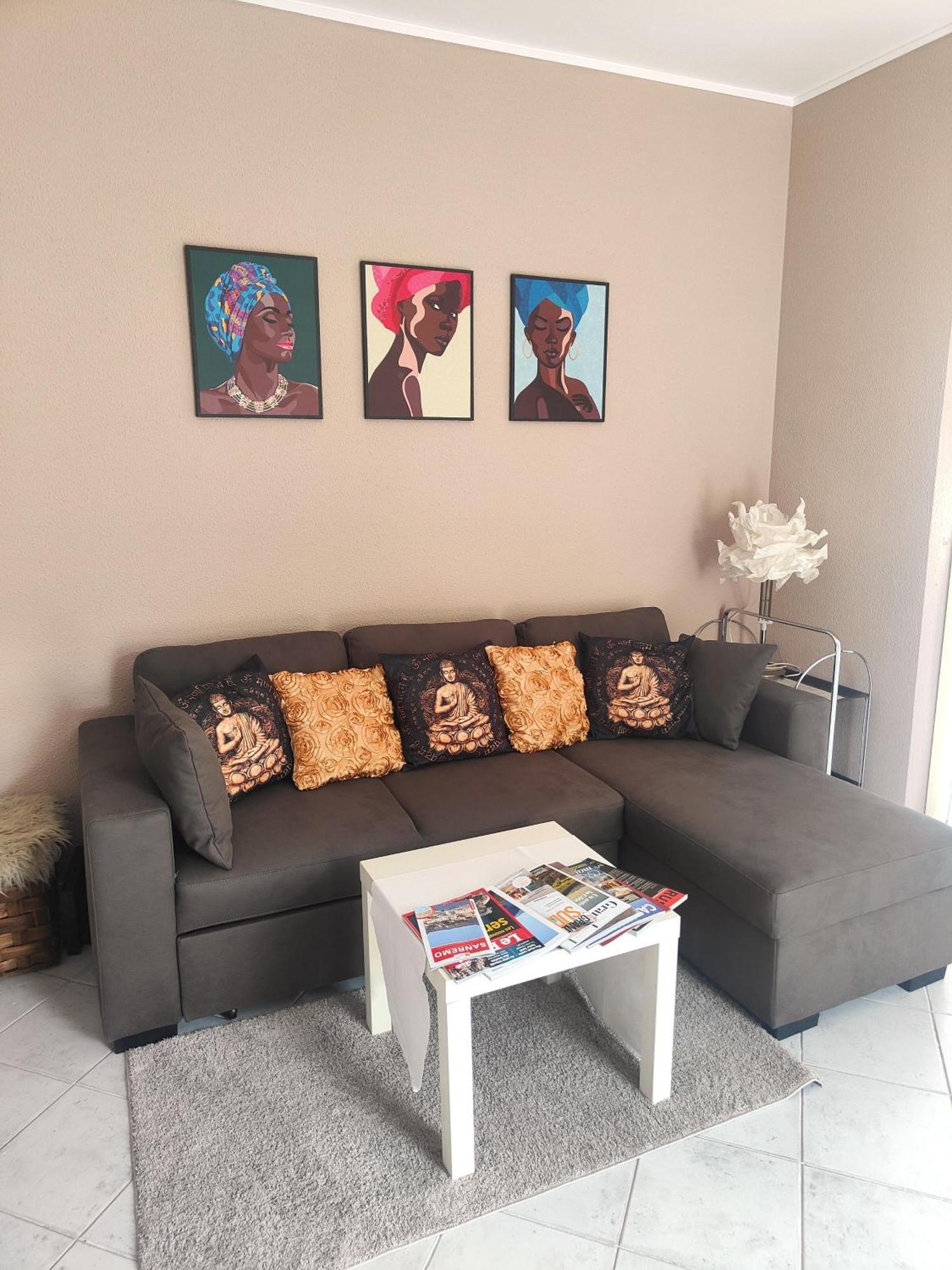 Alishome, Elegante Trilocale Con Vista Mare E Giardino Sanremo